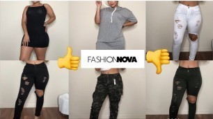 'FASHION NOVA HAUL try on (Honest Review) | Li Honey'