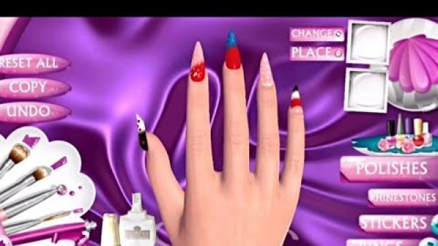 'Fashion nails 3D girls games - girls salon - العاب بنات اظافر جميله'