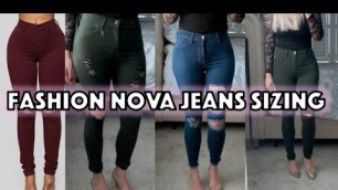 'Fashion Nova Jeans SIZING TIPS AND TRY ON size 9-  and comparisons with Hudson , Seven, etc.'