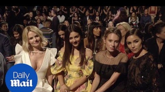 'Stars turn out for Marchesa New York Fashion Week Show - Daily Mail'