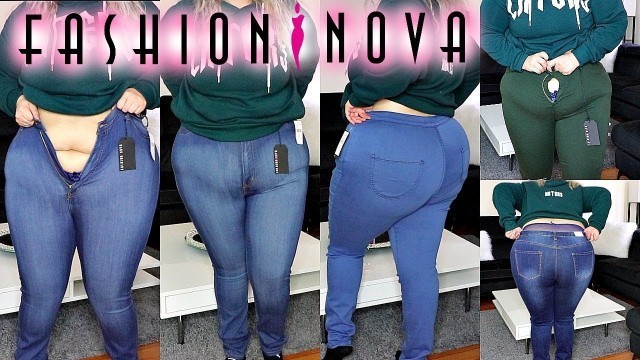 'Fashion Nova Plus Size Jeans Same Size Same Fit?'