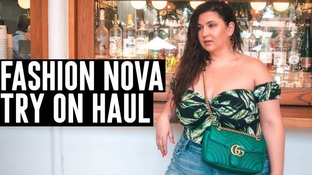 'PLUS SIZE FASHION TRY ON HAUL | So many bodysuits! FASHION NOVA CURVE | Sometimes Glam'