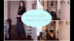 'How to Style-Ankle Booties|LIV'