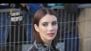 'VIDEO Emma Roberts attends Paris Fashion Week 5 march 2019 show Louis Vuitton'