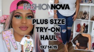 'PLUS SIZE FASHION NOVA TRY-ON HAUL | FASHION ON A BUDGET'