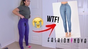 'I Spent $300 On Fashion Nova Jeans // Size 3, 5, 7'