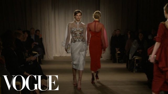 'Marchesa Ready to Wear Fall 2013 Vogue Fashion Week Runway Show'