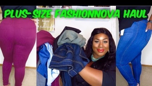 'PLUS SIZE FASHION NOVA JEANS TRY-ON HAUL'