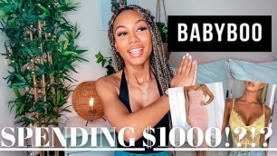 '$1000 BABYBOO FASHION HAUL + GIVEAWAY'