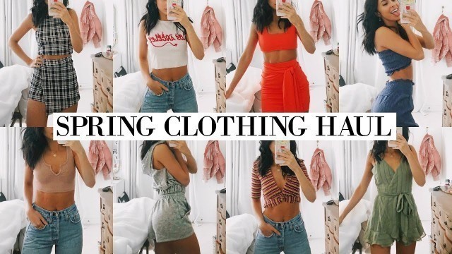 'SPRING CLOTHING HAUL | TRY ON | Fashion Nova'