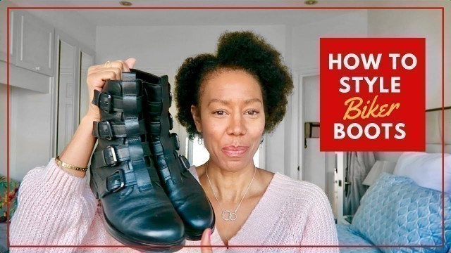 'How To Style Biker Boots For Women Over 40 | Time With Natalie'