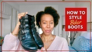 'How To Style Biker Boots For Women Over 40 | Time With Natalie'