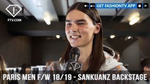 'Sankuanz Backstage Paris Men\'s Fashion Week Fall 2018 Urban Struggle Collection | FashionTV | FTV'