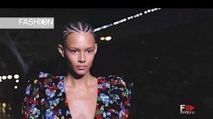 'SAINT LAURENT Spring Summer 2019 Paris - Fashion Channel'