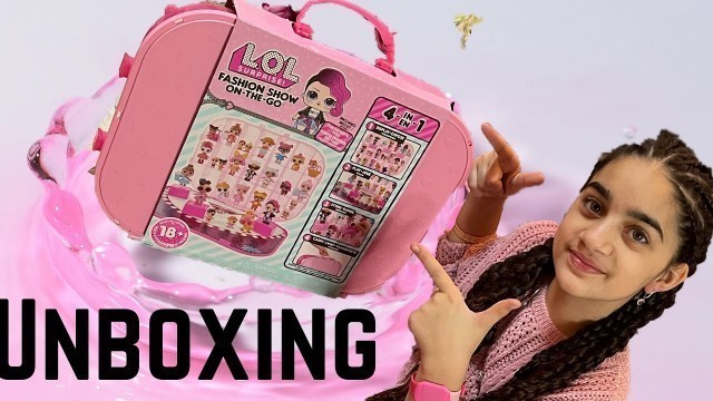 'LOL Surprise Fashion show On -The -Go  4 in 1 play set/storage - Unboxing'