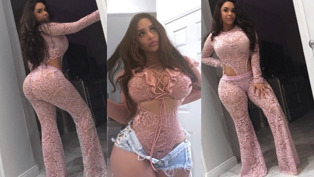 'IM A SIZE L NOW! FASHION NOVA CURVE TRY ON | MISSSPERU'