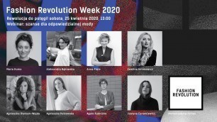 'Rewolucja do potęgi! Webinar Fashion Revolution Poland 2020'