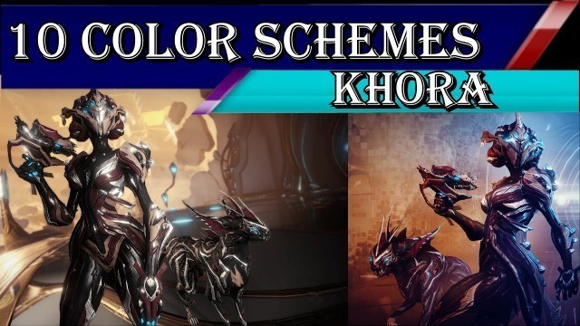 '10 Spider Characters that Khora can cosplay! | Warframe Khora color schemes'