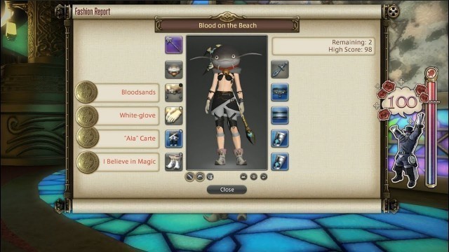 'FFXIV: Fashion Report Friday - Week 72 - Theme : Blood on the Beach'