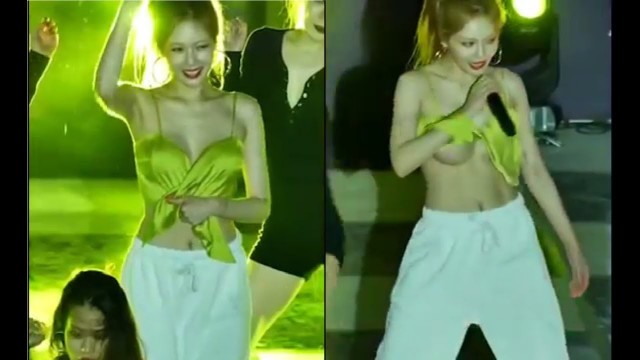 'HyunA Wardrobe Malfunctions Accidents'