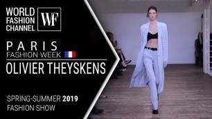 'Olivier Theyskens | Spring-summer 2019 Paris fashion week'