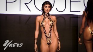 'The Black Tape Project Swimwear Tape Art Fashion Show Miami Swim Week 2019 Art Hearts Fashion'