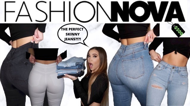 'FASHION NOVA DENIM TRY ON HAUL 2020! (THE PERFECT JEANS!!) | BEAUTYYBEYY'