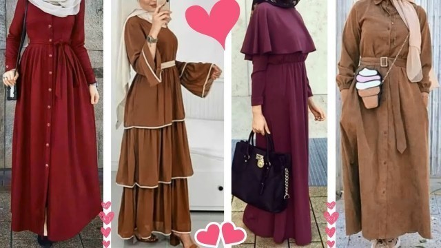 'Hijab et Robes pour l\'automne et l\'hiver | 1 | حجابات و فساتين للخريف والشتاء'