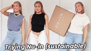 'Testing out NU-IN (Sustainable fashion?) | Oliviagrace'