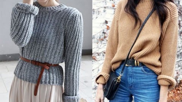 'Knit Sweaters For Women - 20 Style Tips On How To Wear Knit Sweaters This Winter'