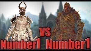 'FOR HONOR - Number 1 Ranked Warden Vs Number 1 Ranked Warmonger  Great Fight!!!'