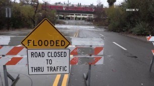 'San Diego: Mission Valley Flooding 01092018'