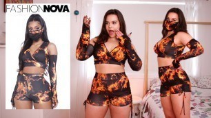 'I chose Fashion Nova outfits that are WAY out of my comfort zone! *insta baddie-esque*'