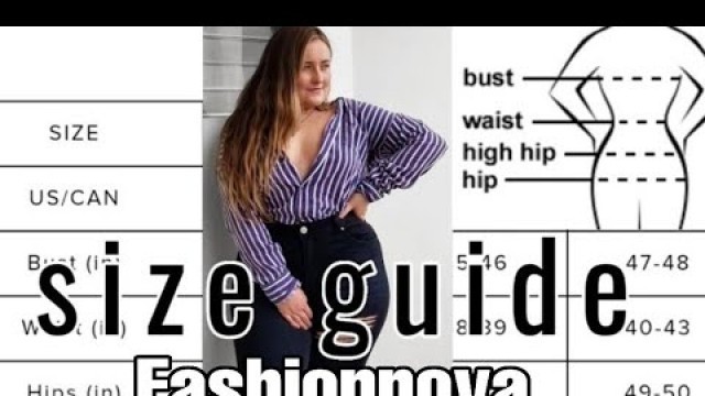 'FASHION NOVA SIZE GUIDE. How to master online shopping. (Size 13/15 or Plussize)'