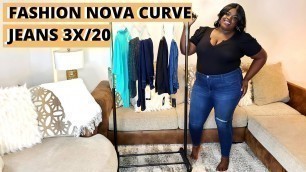 'FASHION NOVA CURVE JEANS Try on Haul | Plus Size Denim Try-On Haul #fashionnovacurve #plussizejeans'