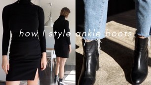 'How I Style Ankle Boots For Fall'