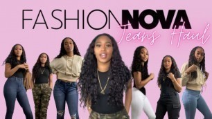 'HUGE FASHION NOVA JEANS TRY ON HAUL 2020 