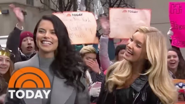 'Adriana Lima, Elsa Hosk Collect Toys, Talk Victoria’s Secret Show | TODAY'