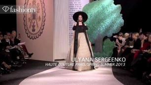 'Ulyana Sergeenko Couture Spring/Summer 2013 | Paris Couture Fashion Week | FashionTV'