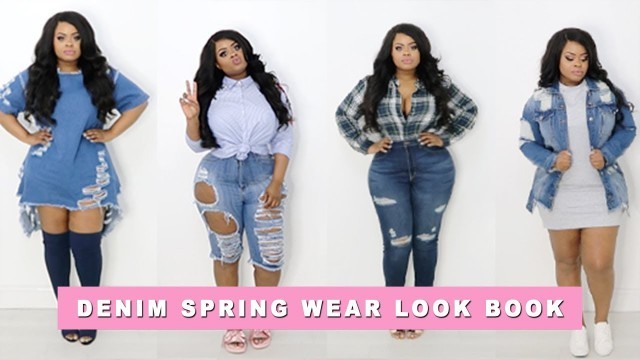 'Plus size | Curvy Girl Denim Spring Lookbook FT. Fashion Nova | Edee Beau'