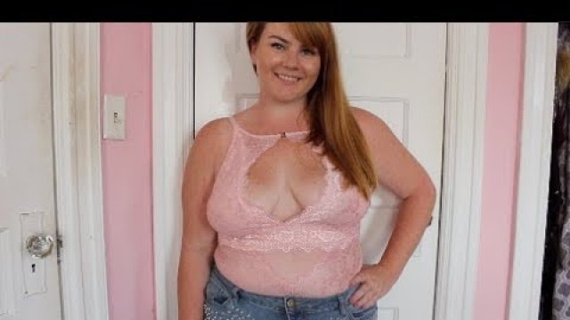 'FashionNova Curve Bodysuit Haul | Plus Size Try On Haul'