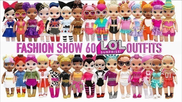 'Play Doh 60 BABY ALIVE Fashion Show L.O.L. Surprise Doll Inspired Costumes'