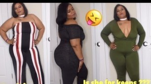 'Fashion Nova Plus Size/Curvy Girl Try On Haul |MUST HAVE JUMPSUITS'