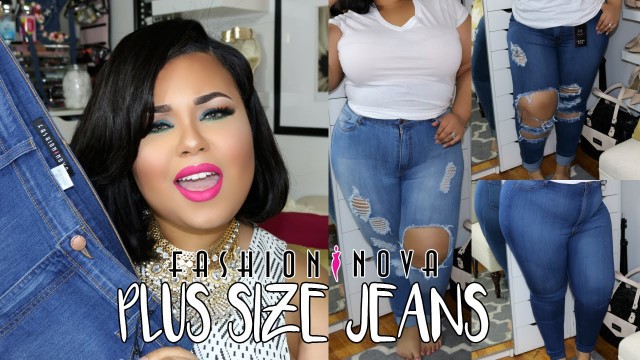 'PASSION JONESZ | FASHION NOVA PLUS SIZE JEANS !!?? HAUL & REVIEW'