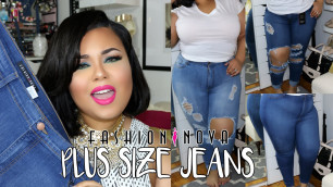 'PASSION JONESZ | FASHION NOVA PLUS SIZE JEANS !!?? HAUL & REVIEW'