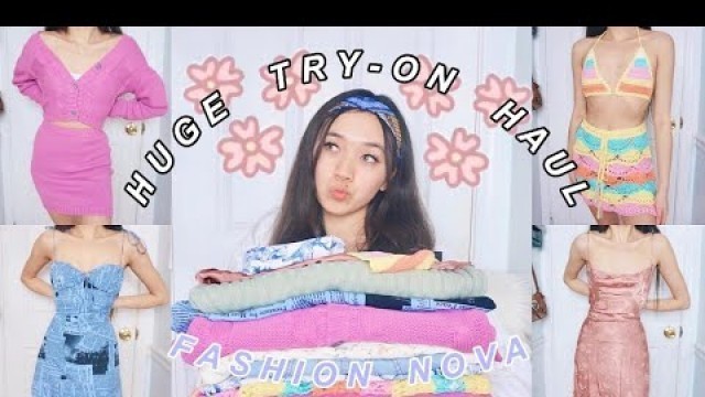 'HUGE TRY-ON FASHION NOVA HAUL SPRING 2020 | Cute & Trendy'