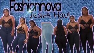 'Fashionnova Plus Size Jeans TRY ON HAUL'