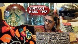 'Vintage Dazzle Vintage Haul #197: Silver Jewelry, Exotic Clothing and Textiles to Sell on Etsy'