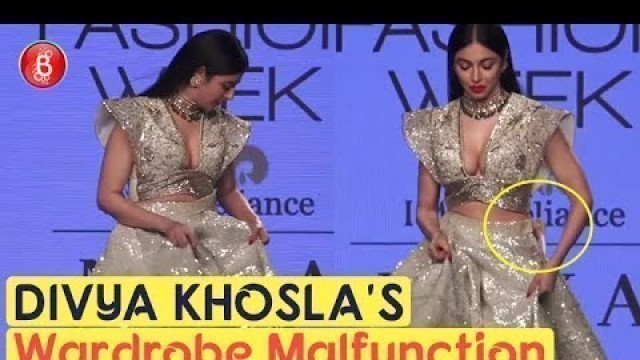 'Divya Khosla Kumar\'s Horrific Wardrobe Malfunction On Ramp Of Lakme Fashion Week'