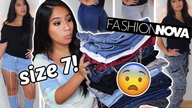 'Under 5 ft - Jean Try On Haul 2020 ! - FASHION NOVA'